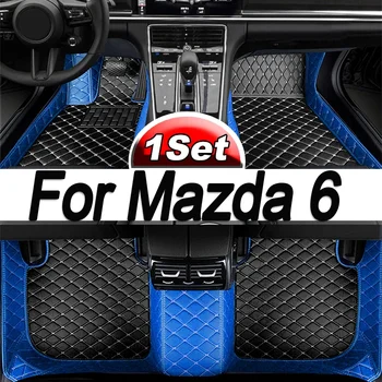 Automobilių grindų kilimėliai Mazda 6 2006 2007 2008 2009 2010 2011 2012 2013 2014 2015 2016 2017 Automatinės kojų pagalvėlės Interjero aksesuarai
