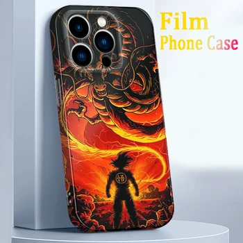 Anime D-Dragon Ball Z Art Phone Case for Apple iPhone 14 13 12 Mini 11 XS Pro Max X XR 8 7 Plus SE Feilin plėvelės kietas viršelis
