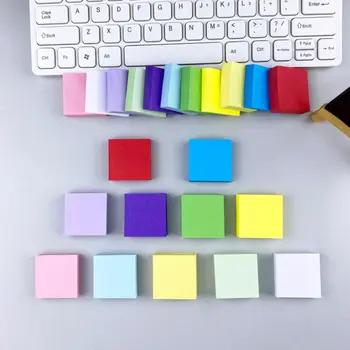 10Books/Set Color Mini Square Cute Sticky Sheet Set Students Gift Scrabooking Pasidaryk pats laikai Lipnūs daugiafunkciai indekso lipdukai
