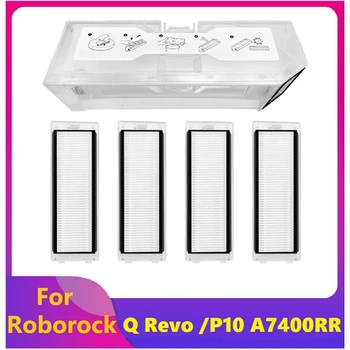 Dulkių dėžės atsarginės dalys su hepa filtrais Plastikas Roborock Q Revo / Roborock P10 A7400RR robotas dulkių siurblys dulkių dėžė