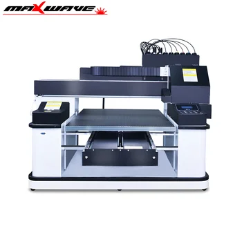 6090 UV spausdintuvas Plastikinis individualus spausdinimas CMYKW rašalas UV plokščias telefono dėklas Spausdinimo mašina PVC naminių gyvūnėlių plėvelės spausdintuvas Plokščias Nuotrauka 1