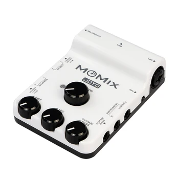 JOYO MOMIX garso plokštės efektas Mikrofono gitaros stiprintuvas Gyvos muzikos garso įrankiai dainavimui įrašyti Transliacijos transliacijos maišytuvas
