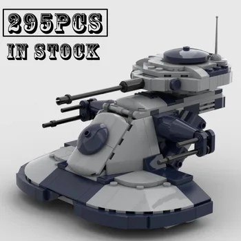 Naujos AAT 75283 modifikacijos kosminės serijos šarvuoto puolimo tanko modelis MOC-96059 statybinių blokų kaladėlės 