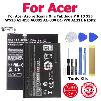 PR-2874E9G AP14F8K BAT-B10 baterija Acer Aspire Iconia One Tab Jade 7 8 10 S55 W510 A1-850 A6001 A1-830 B1-770 A1311 N15P2