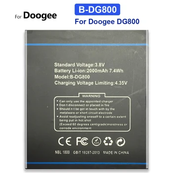Mobiliojo telefono baterija Doogee DG800 VALENCIA BDG800 keitimas, B-DG800, 2000mAh