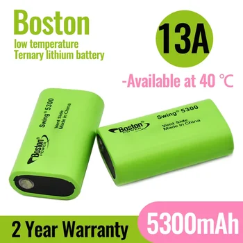 Nauja originali baterija, skirta BOSTON POWER SWING 5300 5300mAh 3.7V žemos temperatūros kuro ličio baterijų 13A iškrova