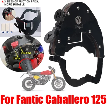 Fantic Caballero 125 VISI motociklų priedai Pastovaus greičio palaikymo sistema Vairas Droselio užraktas Pagalba Greičio kontrolė Atpalaiduokite rankas