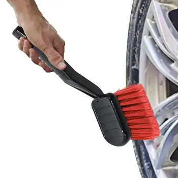 Ratų šepečiai ratams valyti Ratlankio padangų detalių šepetys su ilga rankena Automobilių daiktai Automobilių detalių reikmenys ratams ir
