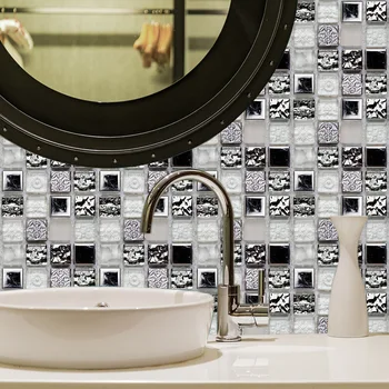 10vnt Mozaikos modeliavimo plytelių pastos siūlės pastos svetainės virtuvės, vonios kambario apdaila, kuri pašalinama iš lipnios Nuotrauka 3