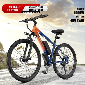 RIDSTAR kalnų bekelės elektrinis dviratis 48V15AH ličio baterija 120KM elektrinis dviratis 29inch padanga Mobilumas mieste 1000W Ebike