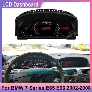 LCD ekrano prietaisų skydelis BMW 7 serijos E65 E66 2002-2008 m. automobilių skaitmeninis klasteris Automatinis skydelis Automobilio multimedijos spidometro ekranas