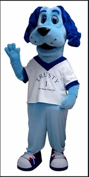 Mėlynas šuo talismano kostiumas patikimas šuo pagal užsakymą įmantrus kostiumas cosplay rinkiniai mascotte puošni suknelė animacinis personažas N30756