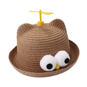 Child Sun Hat Breathable Lengvas Cute Sunhat Kid Beach Hat Žvejo kepurė Nuotrauka 5