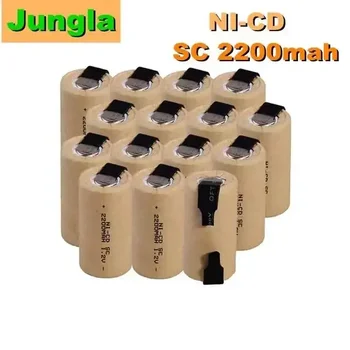 Mažiausia kaina 2-20 dalių SC baterija 1.2v Baterijos įkraunamos 2200mAh Nicd baterijos Elektriniai įrankiai Akkumulator