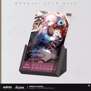 Honkai Star Rail Oficialios temos Stalo kalendorius Dan Heng, kovo 7 d. Žaidimo personažai 2024 m. savaitės kalendoriai Cosplay dovana