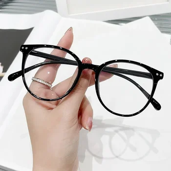 2023 Mėlynos šviesos akiniai Kompiuteriniai akiniai Nauji apvalaus rėmelio akiniai Rėmelis Rėmelis Menas Retro Be laipsnio Akinių rėmelis Gafas De Lectura Nuotrauka 0