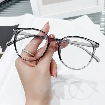 2023 Mėlynos šviesos akiniai Kompiuteriniai akiniai Nauji apvalaus rėmelio akiniai Rėmelis Rėmelis Menas Retro Be laipsnio Akinių rėmelis Gafas De Lectura Nuotrauka 2