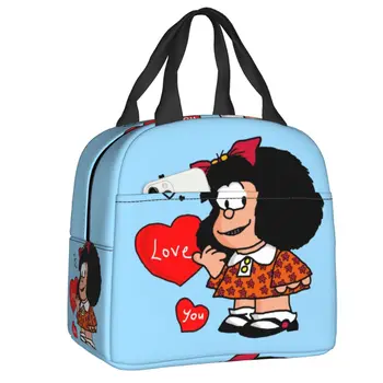 Mafalda Love You Lunch Box Women Sandarus animacinis filmas 