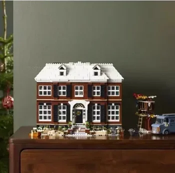 Idėjų filmas 3955vnt Moc 21330 Vienas namuose Namo rinkinys Modelio statybiniai blokai Kaladėlės Mokomieji žaislai berniukams vaikams Kalėdinės dovanos