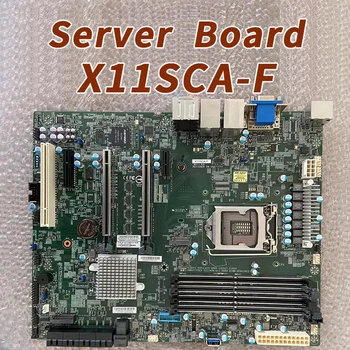 X11SCA-F Supermicro Workstation ATX pagrindinei plokštei Intel C246 LGA-1151 DDR4 palaikymas E-2100/2200 8/9th Core i9/i7/ i5/ i3