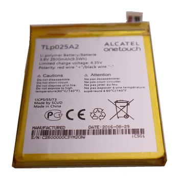TLp025A1 TLp025A2 skirta Alcatel POP 2 (5) 7043K 7043Y POP C9 Dual 7047D Idol X Plus OT 6043D 8000D 8008D S960 telefono baterija Nuotrauka 3