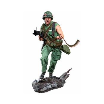 Dervos kareivis 1/18 šiuolaikinio kario kareivio stovas Modelis Unassambled Nedažytos figūrėlės konstravimo rinkinys