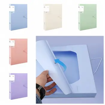 5 spalvų PP plastikinė dulkėms atspari A4 failų tvarkyklės dėžutė sutirštinta 