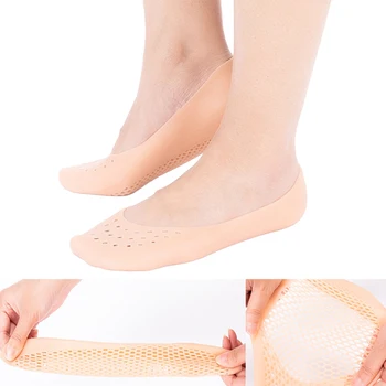 Pora pėdų priežiūros kojinės Drėkinamasis silikoninis gelinis kulnas viso ilgio pėdų odos priežiūros priemonės Apsaugos priemonės Anti-Cracking SPA namų naudojimas