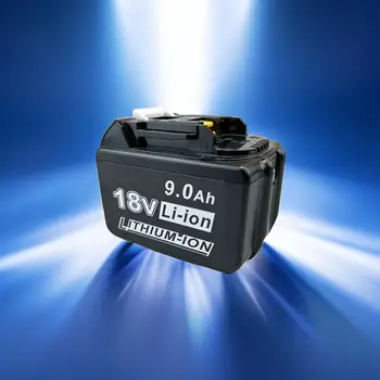 18V 9000mAh ličio jonų įkraunama baterija Makita BL1860 BL1840 BL1850 BL1830 BL1890 LXT400 194204-5 194205-3 su 15 ląstelių