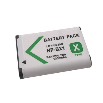 1 iki 5vnt 1350mAh NPBX1 NP-BX1 Baterija Sony HX300 HX400 HX50 HX60 GWP88 AS15 WX350 DSC RX1 RX100 AS100V M3+LED USB BX1