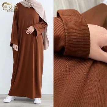 Moteris Ramadano musulmonų mados suknelė Dubajus Abaya Moterys Turkijos Abayas Islamo suknelės Kaftans moters maldos drabužiams Musulmans Nuotrauka 1