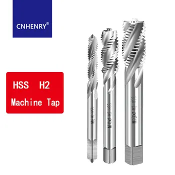 metriniai HSS spiralinės fleitos sraigtiniai srieginiai čiaupai Staklių metalų gręžimo įrankiai M2 M2,5 M3 M4 M5 M6 M8 M10 M12 M16 M20 Čiaupų gręžtuvas