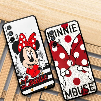 Disney Fashion Minnie Cool for OPPO Find X5 X3 X2 Neo Reno 7 6 5 Lite Pro 4Z 4G 5G Silicone Soft TPU Juodas telefono dėklo dangtelis Nuotrauka 1