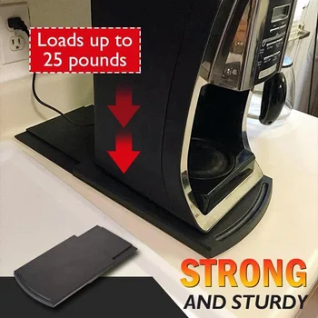 Universalus kilnojamas kavos padėklas 25 svarų kavos virimo aparatas Caddy stumdomas padėklo stovas virtuvės aksesuarai Nuotrauka 4