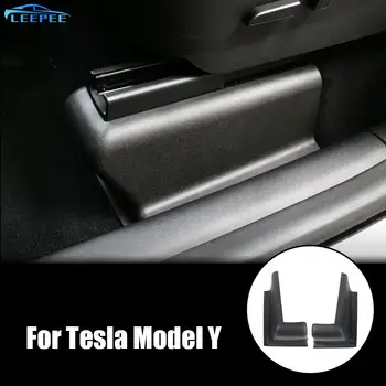 LEEPEE sėdynės apatinis ratas apsauga nuo smūgio Interjero modifikacija Tesla modeliui Y 2019-2022 2Vnt Apsauga nuo įbrėžimų