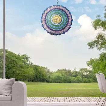 3D Geometrinis vėjo suktukas Sodas Vėjo malūnai Lauko vėjo suktukas 3D sodo skulptūra Menas Pakabinama dekoracija namų dekoravimui Nuotrauka 3