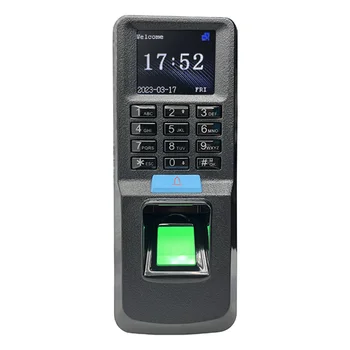 Debesies spalvotas ekranas Biometrinės prieigos kontrolės sistema Pirštų atspaudų laiko ir lankomumo įranga Mašina ABS nuotolinis durų atidarymas