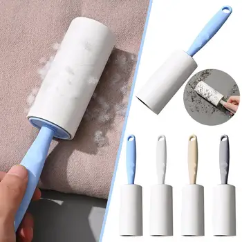 Tearable Adhesive Roller Portable Hair Remover Drum Remover Sticky 4 Clothes Leant Cloth-Removing Color Roller nuimamas Br X3Q0