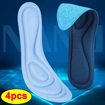 5D atminties putos Ortopediniai vidpadžiai batams Vyrai Moterys Nano Antibakterinis dezodoravimas Vidpadis Prakaito absorbcija Bėgimo pagalvėlė