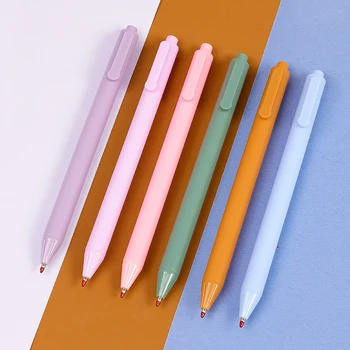 Candy Color Cute Morandi Gel Pen School Office Rašymo reikmenys Kanceliarinės prekės 0.5mm juodo parašo rašikliai rašaliniam rašikliui rašyti