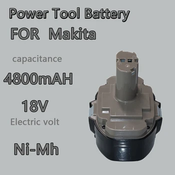 18V Makita 4800mAh/Ni-MH baterija Pakeiskite Makita18V akumuliatorių PA18 1822 1823 1833 1834 1835 1835F Nuotrauka 0
