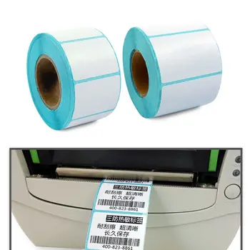 700pcs/roll cards blank tag print supplies vandeniui atsparus lipnus popierius pakuotės etiketės terminis lipdukas