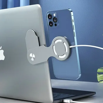 Sulankstomas kompiuterio šoninis ekranas Sulankstomas magnetinio įkroviklio stovas, tinkamas Apple iPhone Magsafe įkrovimo stovo laikiklio rinkinio laikiklis