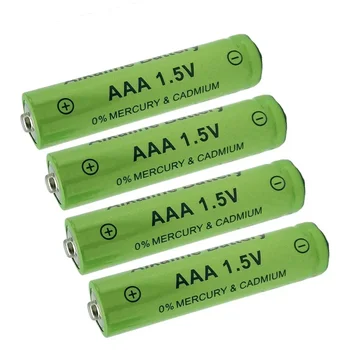 Nikelio vandenilio įkraunama baterija, tinkama žiūrėti AAA 1.5V3000 mAh AAA baterijos, kompiuteriai, žaislai ir kt. Nemokamas pristatymas Nuotrauka 3