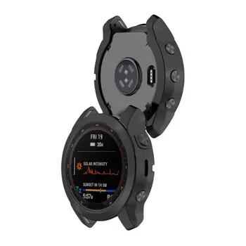 Protector Case For Garmin Fenix 7 Cover Smart Watch TPU minkštas silikoninis buferis, skirtas Fenix7 7S apsauginiam rėmo apvalkalo dangteliui