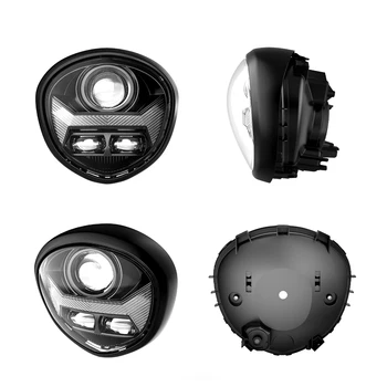 Motociklų apšvietimo sistemos led variklio galvutės varomojo žibinto projektoriaus mazgas Yamaha Motors 2010-2017 V Star 1300 Nuotrauka 1