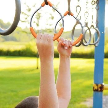 Vaikų gimnastikos žiedai Vaikai traukia žiedus vaikams Namai Žaidimų aikštelė Mankšta Jėgos treniruotės Kabantys dirželiai Žiedai Kūno rengyba