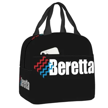 Berettas Pietų krepšys Karinis ginklų mėgėjas Terminis aušintuvas Izoliuota Bento dėžutė moterims Vaikai Mokyklos vaikai Paplūdimio maisto krepšiai