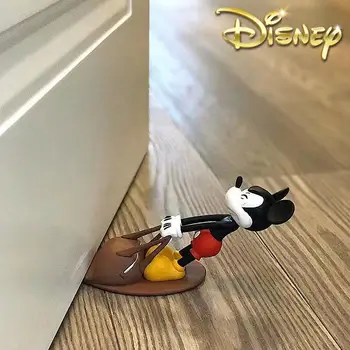 Disney Kawaii Juokingi peliuko Mikio durų kamščiai Kūrybingi daugkartinio naudojimo vėjui atsparūs namai Apsauga nuo susidūrimo Durų blokatoriai Namų dekoro žaislai Nuotrauka 1