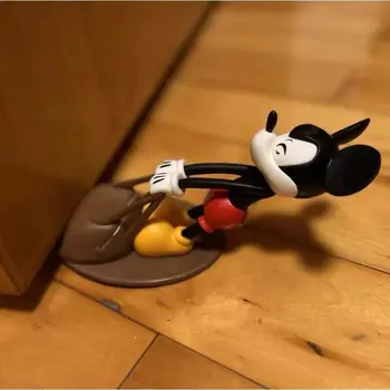 Disney Kawaii Juokingi peliuko Mikio durų kamščiai Kūrybingi daugkartinio naudojimo vėjui atsparūs namai Apsauga nuo susidūrimo Durų blokatoriai Namų dekoro žaislai Nuotrauka 3